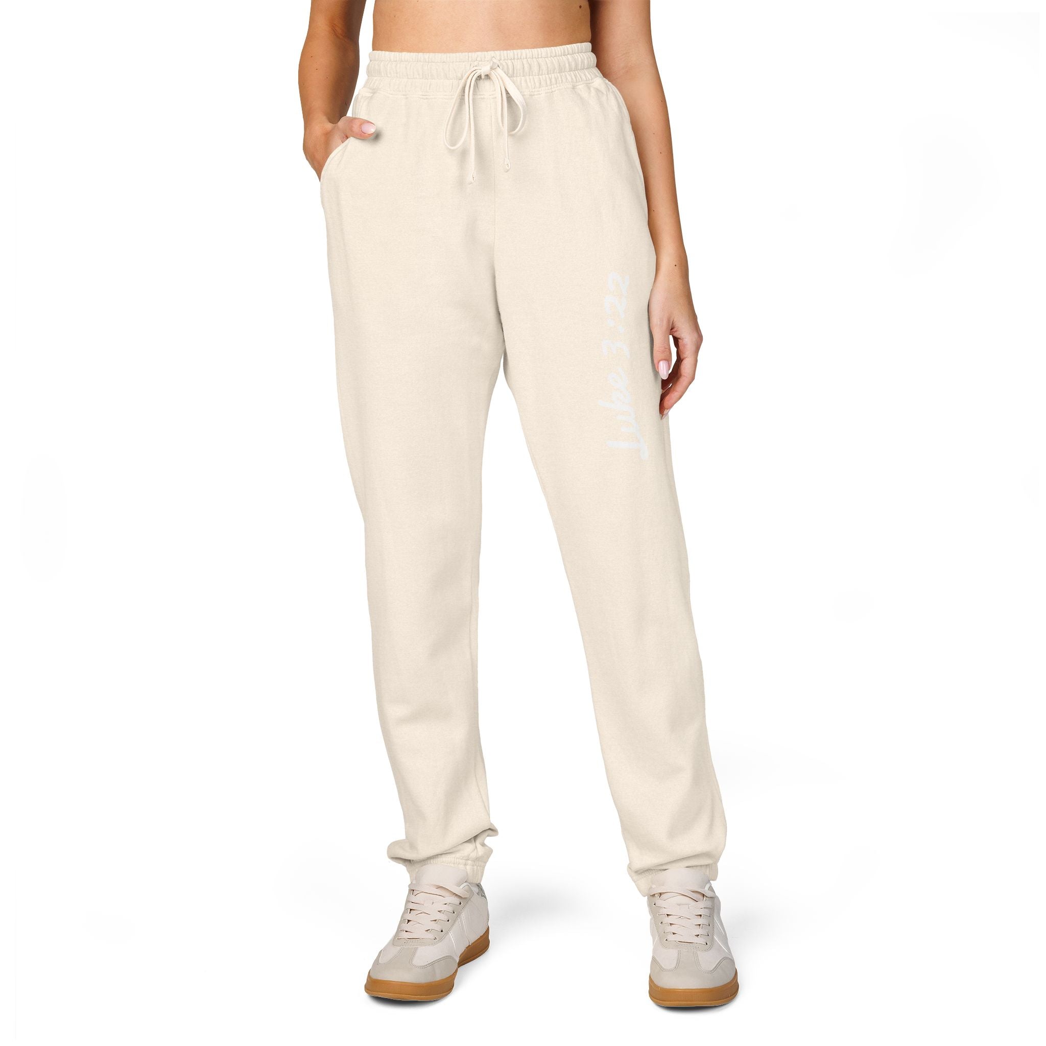 Comfy Garment-Dyed Fleece Sweatpants, Cozy Loungewear, Unisex Casual Pants, Perfect for Relaxing, Gift for Him/Her