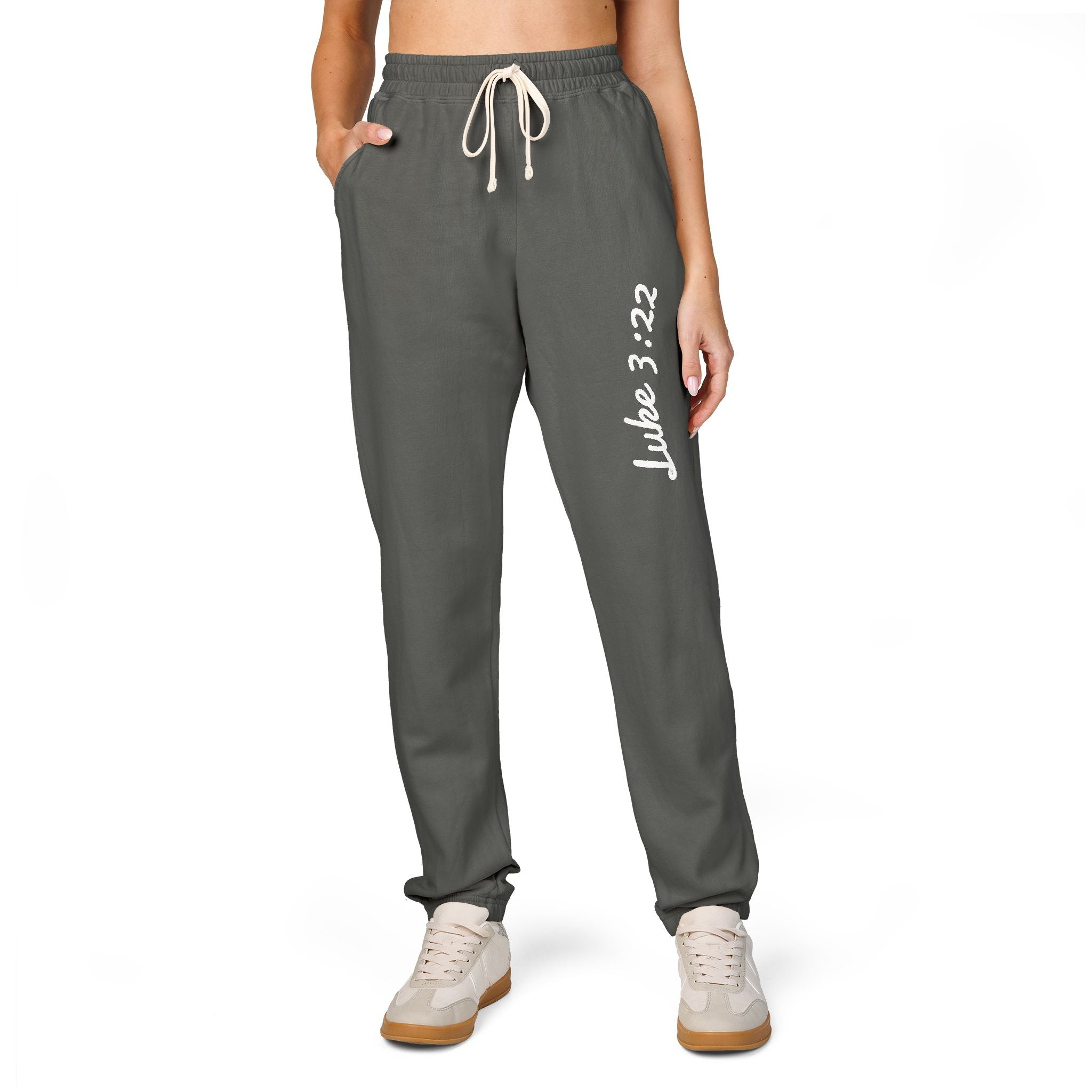 Comfy Garment-Dyed Fleece Sweatpants, Cozy Loungewear, Unisex Casual Pants, Perfect for Relaxing, Gift for Him/Her